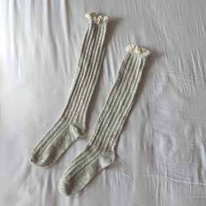 Urban Outfitters Lace Knit Socks